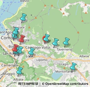 Mappa Piazza Garibaldi, 22038 Tavernerio CO, Italia (2.32357)