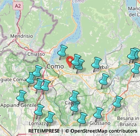 Mappa Piazza Garibaldi, 22038 Tavernerio CO, Italia (9.8665)