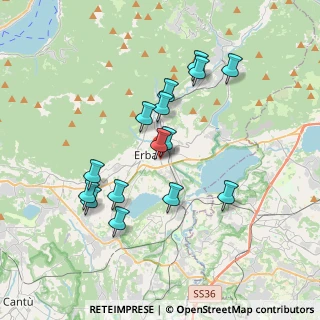 Mappa Piazza Sant'Eufemia, 22036 Erba CO, Italia (3.36933)