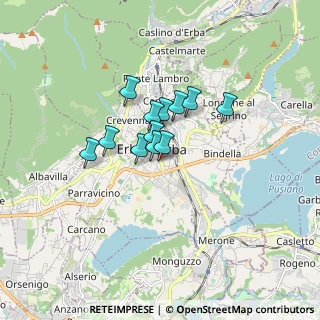 Mappa Piazza Sant'Eufemia, 22036 Erba CO, Italia (1.0325)