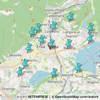 Mappa Piazza Sant'Eufemia, 22036 Erba CO, Italia (2.23643)