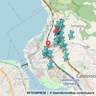 Mappa Via del Rizzo, 23808 Vercurago LC, Italia (0.336)