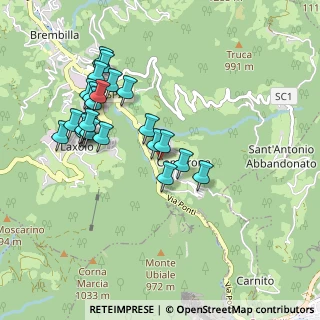 Mappa Via Sottocamorone, 24012 Val Brembilla BG, Italia (0.91739)