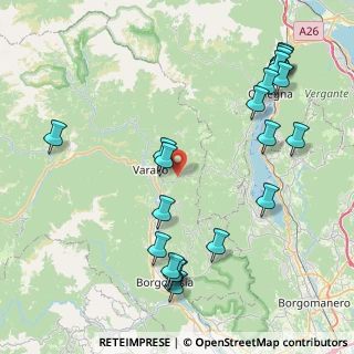 Mappa Via Ercole Durio, 13010 Civiasco VC, Italia (9.8845)