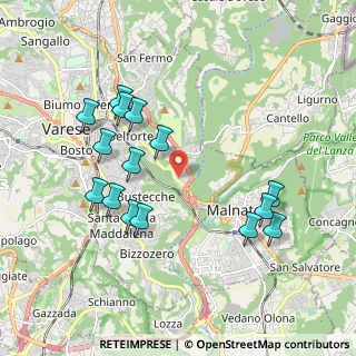 Mappa Via Ecologia, 21100 Varese VA, Italia (1.95467)