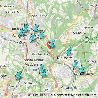 Mappa Via Ecologia, 21100 Varese VA, Italia (2.4875)