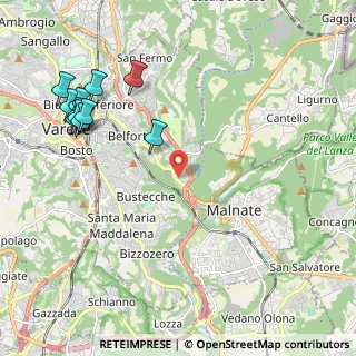 Mappa Via Ecologia, 21100 Varese VA, Italia (2.58545)