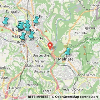 Mappa Via Ecologia, 21100 Varese VA, Italia (2.76455)