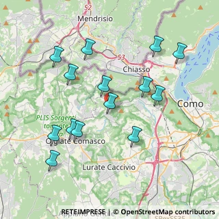 Mappa Via Roccolo, 22041 Colverde CO, Italia (4.00357)