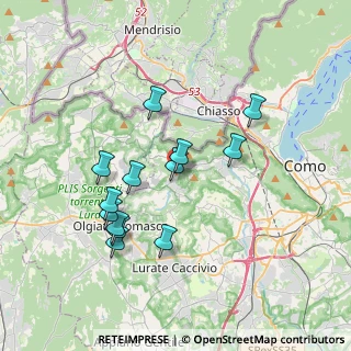 Mappa Via Roccolo, 22041 Colverde CO, Italia (3.35385)