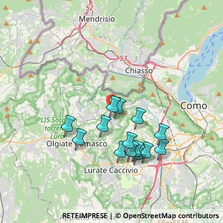 Mappa Via Roccolo, 22041 Colverde CO, Italia (3.44857)