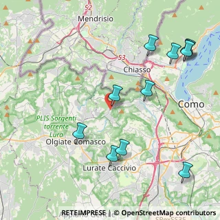 Mappa Via Roccolo, 22041 Colverde CO, Italia (4.96364)