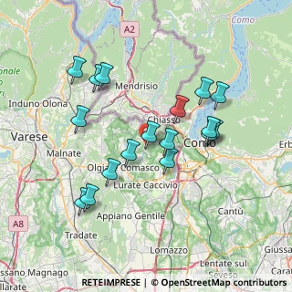 Mappa Via Roccolo, 22041 Colverde CO, Italia (6.93118)
