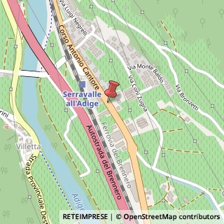 Mappa Corso Antonio Cantore, 17, 38061 Serravalle TN, Italia, 38061 Ala, Trento (Trentino-Alto Adige)