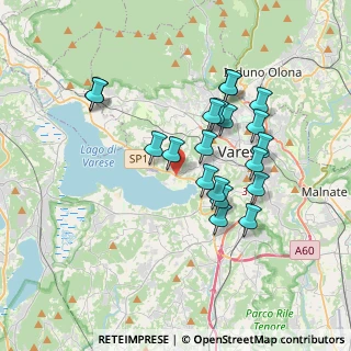 Mappa Via Vigevano, 21100 Varese VA, Italia (3.2535)