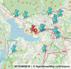 Mappa Via Vigevano, 21100 Varese VA, Italia (4.08769)
