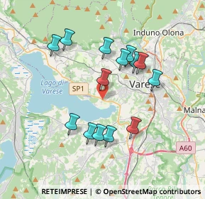 Mappa Via Vigevano, 21100 Varese VA, Italia (3.34714)