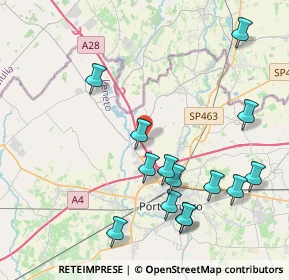 Mappa Via dei Salici, 30020 Gruaro VE, Italia (4.50286)