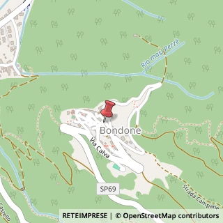 Mappa Via Giuseppe Giusti, 28, 38080 Bondone, Trento (Trentino-Alto Adige)
