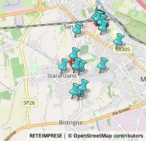 Mappa Via XXV Aprile, 34079 Staranzano GO, Italia (0.9395)