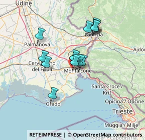 Mappa Via XXV Aprile, 34079 Staranzano GO, Italia (10.96286)