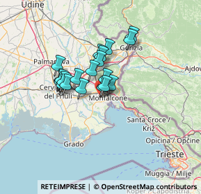 Mappa Via XXV Aprile, 34079 Staranzano GO, Italia (9.4275)