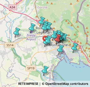 Mappa Via XXV Aprile, 34079 Staranzano GO, Italia (2.5565)