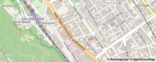 Mappa Como