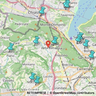 Mappa Via Cantone, 22020 San Fermo della Battaglia CO, Italia (2.91417)