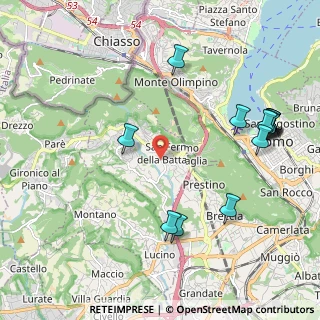 Mappa Via Cantone, 22020 San Fermo della Battaglia CO, Italia (2.43308)