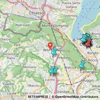 Mappa Via Cantone, 22020 San Fermo della Battaglia CO, Italia (2.8295)