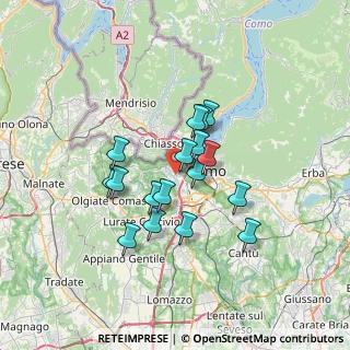 Mappa Via Cantone, 22020 San Fermo della Battaglia CO, Italia (5.24882)