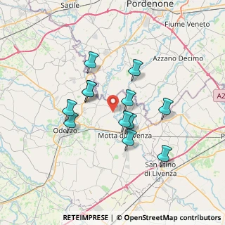 Mappa Via Marigonda, 31040 Meduna di Livenza TV, Italia (5.81667)