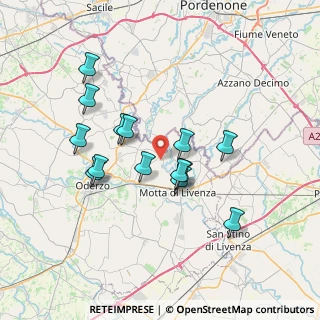 Mappa Via Marigonda, 31040 Meduna di Livenza TV, Italia (6.36357)