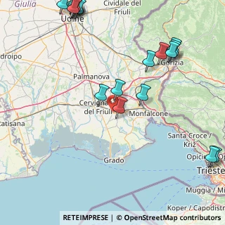 Mappa Via Guglielmo Marconi, 33100 Villa Vicentina UD, Italia (23.708)