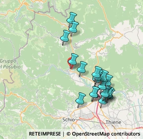 Mappa Via Rovese, 36011 Arsiero VI, Italia (7.56)