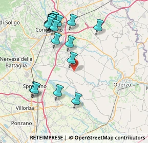 Mappa Via Busche, 31028 Vazzola TV, Italia (8.7195)