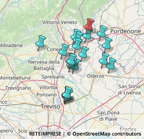 Mappa Via Busche, 31028 Vazzola TV, Italia (10.517)