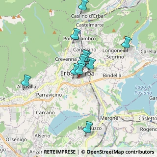 Mappa Via luigi cadorna, 22036 Erba CO, Italia (1.57818)