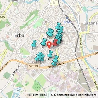Mappa Via luigi cadorna, 22036 Erba CO, Italia (0.2715)