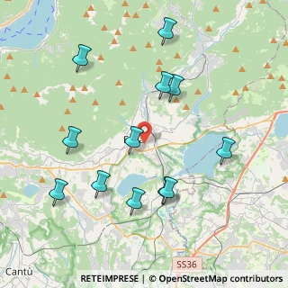 Mappa Via luigi cadorna, 22036 Erba CO, Italia (4.21)