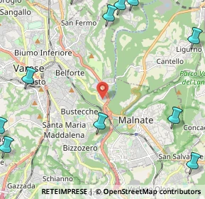 Mappa C.C. BELFORTE, 21100 Varese VA, Italia (3.35636)