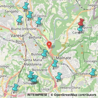 Mappa Iper Varese, 21100 Varese VA, Italia (3.13786)