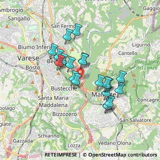 Mappa Iper Varese, 21100 Varese VA, Italia (1.4985)