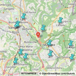 Mappa C.C. BELFORTE, 21100 Varese VA, Italia (2.81417)