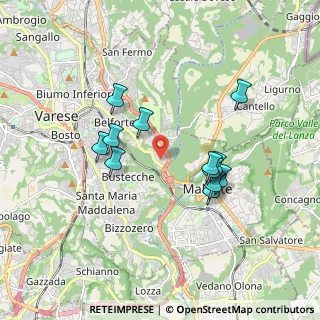 Mappa C.C. BELFORTE, 21100 Varese VA, Italia (1.58417)