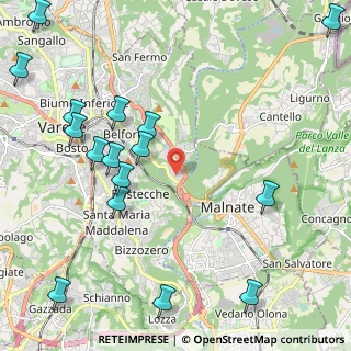 Mappa Iper Varese, 21100 Varese VA, Italia (2.79375)