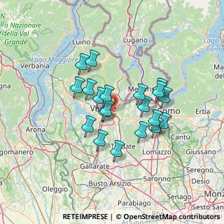 Mappa C.C. BELFORTE, 21100 Varese VA, Italia (11.1255)