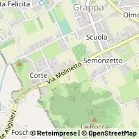 Hartă Borso del Grappa