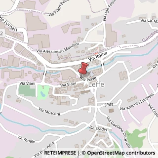 Mappa Via Piave, 27, 24026 Leffe, Bergamo (Lombardia)